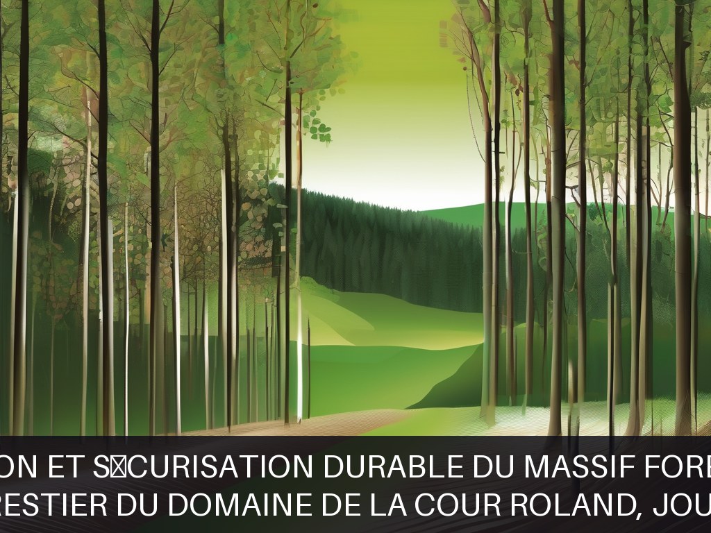 Illustration pour Massif forestier du Domaine de la Cour Roland, Jouy-en-Josas: Gestion et sécurisation durable du massif forestier