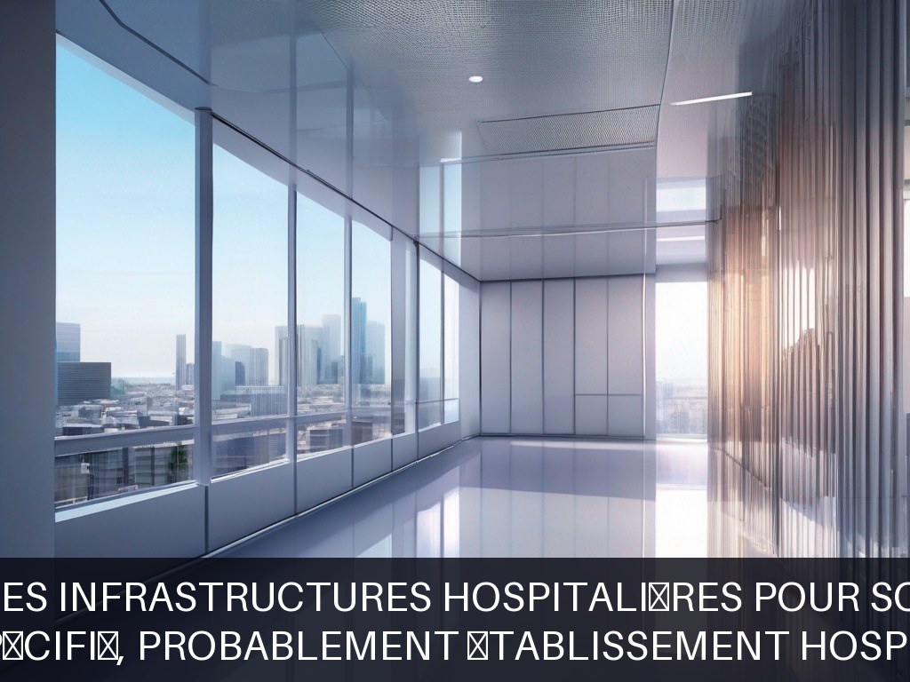 Illustration pour Non spécifié, probablement établissement hospitalier: Optimisation des infrastructures hospitalières pour soins spécialisés