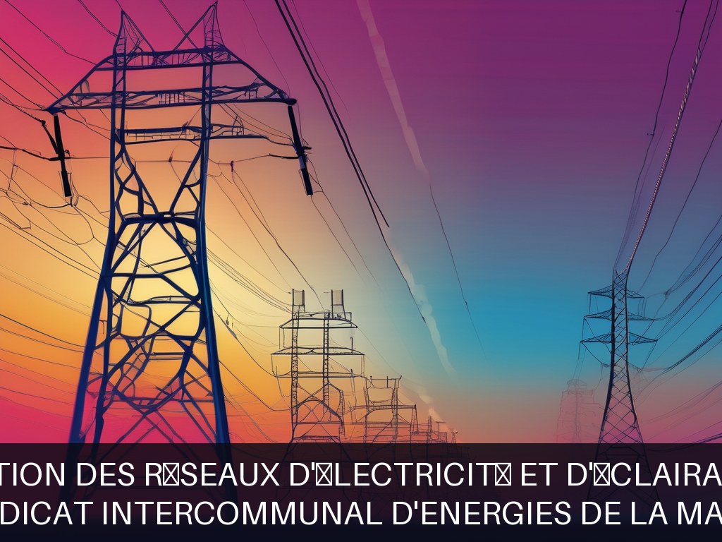 Illustration pour Syndicat Intercommunal d'Energies de la Marne: Optimisation des réseaux d'électricité et d'éclairage public (Potentiel à Court Terme)