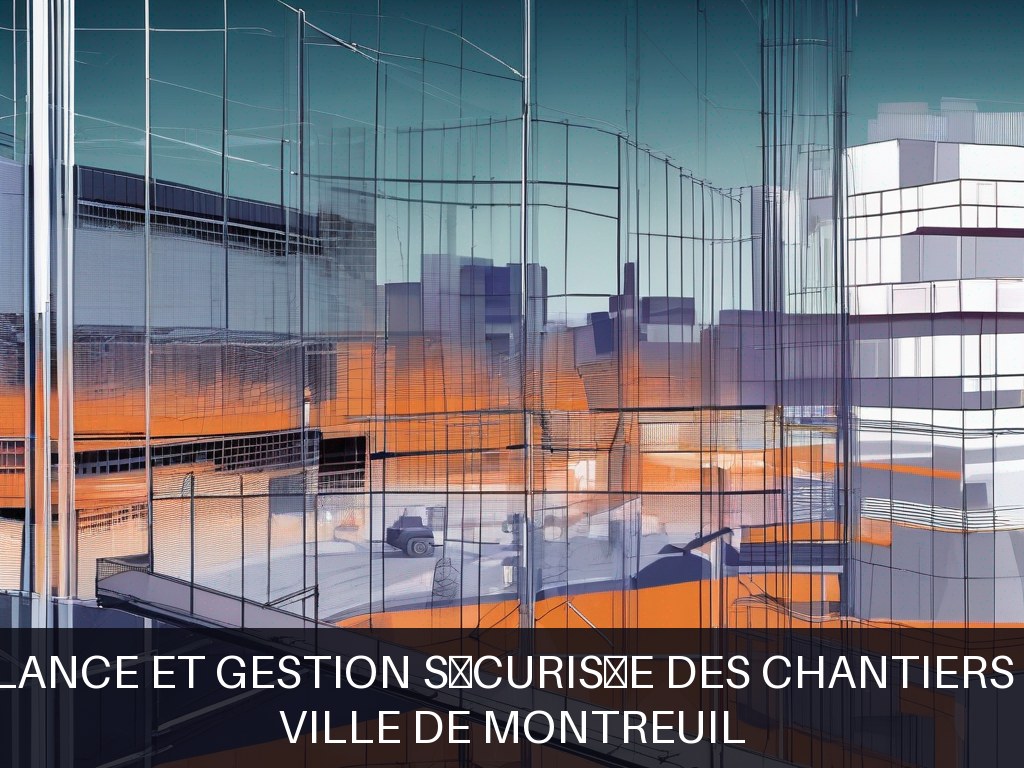 Illustration pour Ville de Montreuil: Surveillance et gestion sécurisée des chantiers urbains