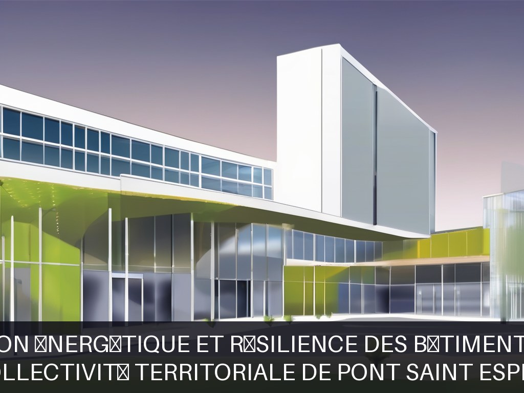 Illustration pour Collectivité territoriale de Pont Saint Esprit: Rénovation énergétique et résilience des bâtiments publics (Potentiel à Court Terme)