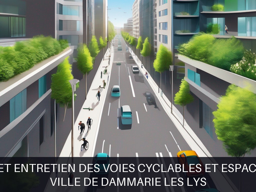 Illustration pour Ville de Dammarie Les Lys: Développement et entretien des voies cyclables et espaces verts urbains