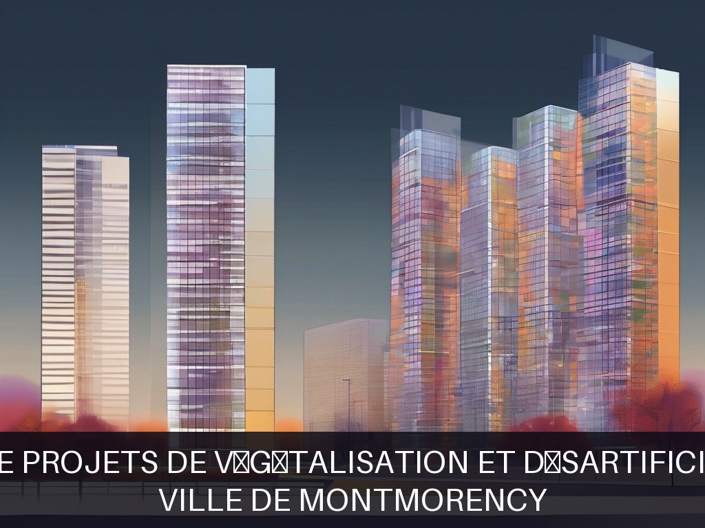 Illustration pour Ville de Montmorency: Développement de projets de végétalisation et désartificialisation urbaine (Potentiel à Court Terme)