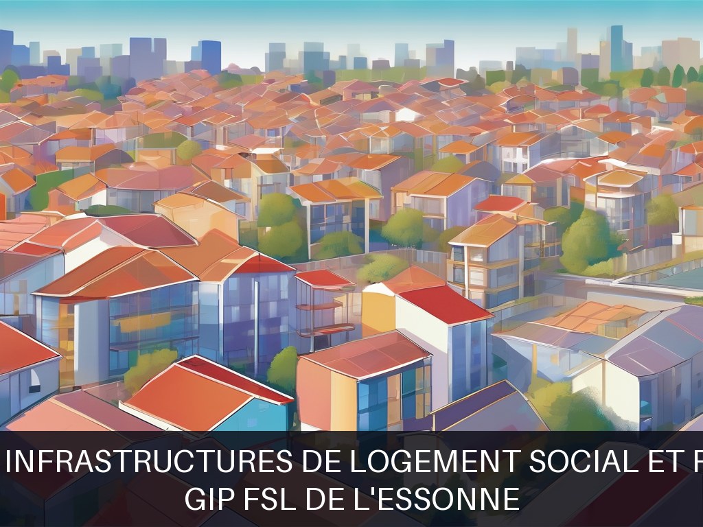 Illustration pour GIP FSL de l'Essonne: Amélioration des infrastructures de logement social et résilience urbaine