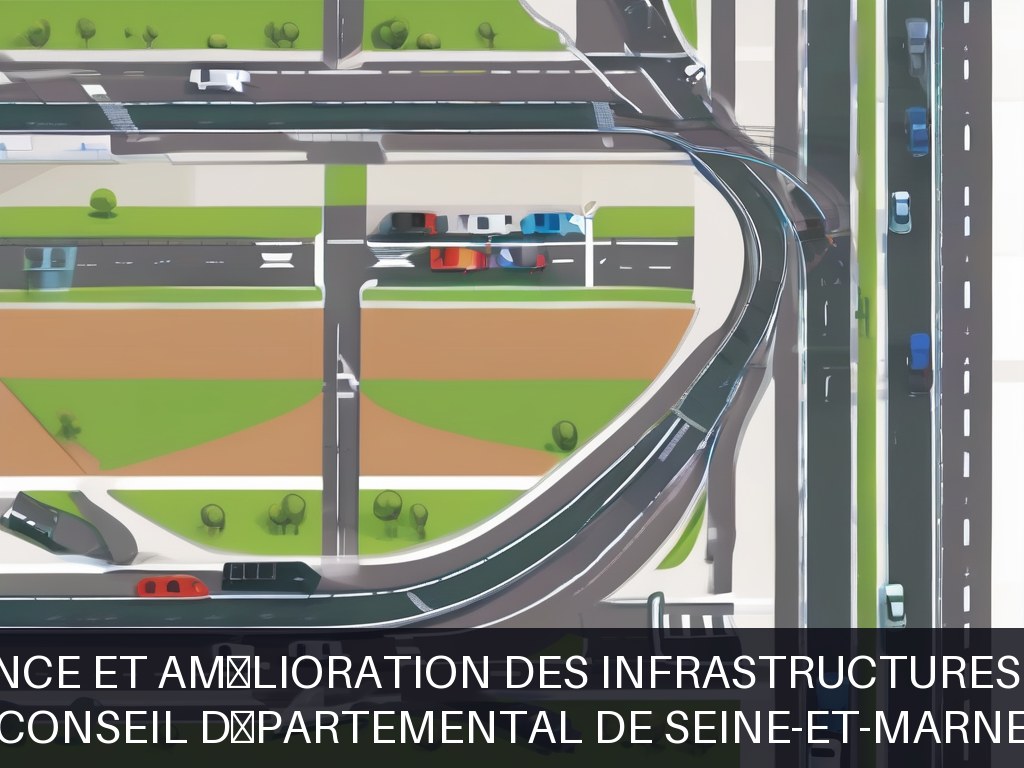 Illustration pour Conseil Départemental de Seine-et-Marne: Maintenance et amélioration des infrastructures routières