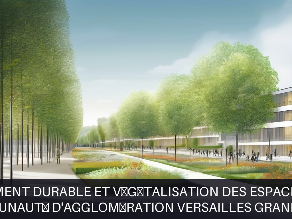 Illustration pour Communauté d'Agglomération Versailles Grand Parc: Aménagement durable et végétalisation des espaces publics (Potentiel à Court Terme)