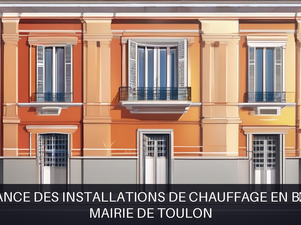 Illustration pour Mairie de Toulon: Suivi et maintenance des installations de chauffage en bâtiments publics