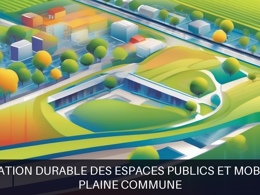 Illustration pour Plaine Commune: Requalification durable des espaces publics et mobilité douce (Potentiel à Court Terme)
