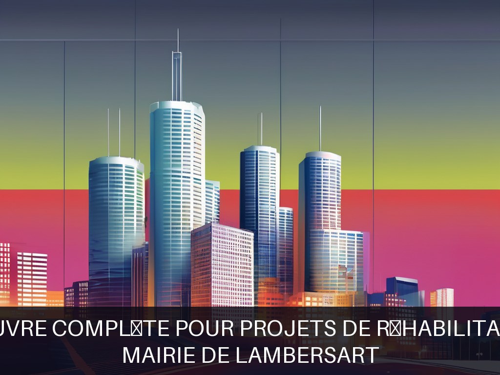 Illustration pour Mairie de Lambersart: Maîtrise d'œuvre complète pour projets de réhabilitation urbaine