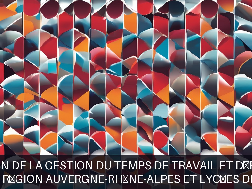 Illustration pour Siège de la Région Auvergne-Rhône-Alpes et lycées de la région: Optimisation de la gestion du temps de travail et déplacements