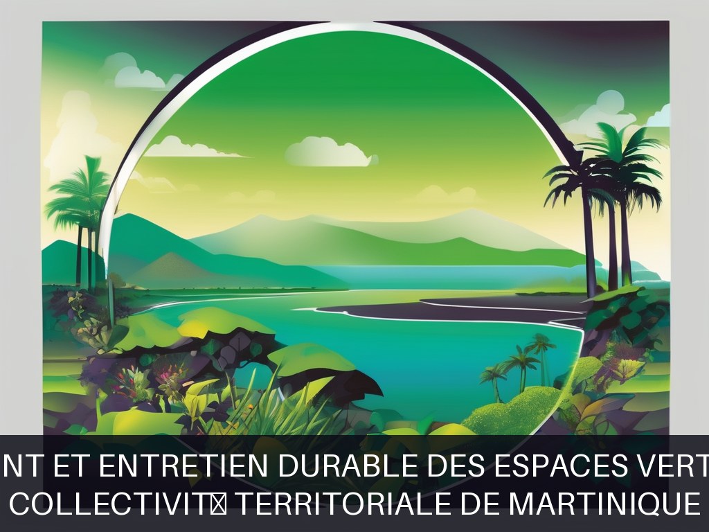 Illustration pour Collectivité Territoriale de Martinique: Aménagement et entretien durable des espaces verts et voiries