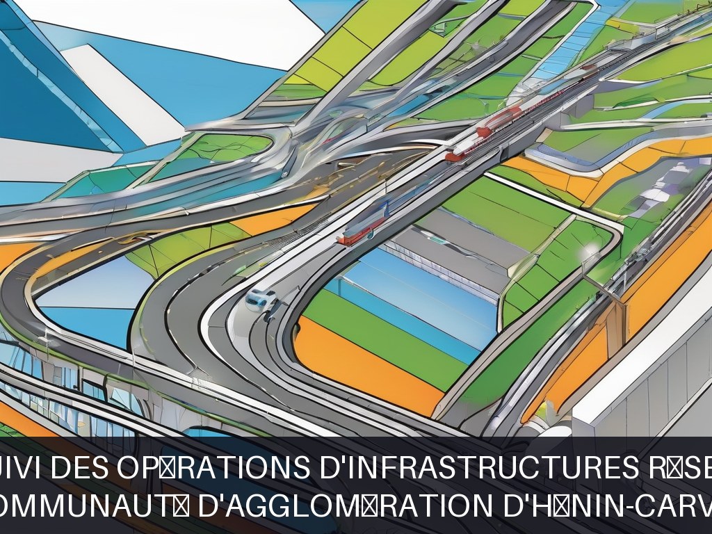 Illustration pour Communauté d'Agglomération d'Hénin-Carvin: Pilotage et suivi des opérations d'infrastructures réseaux et voiries