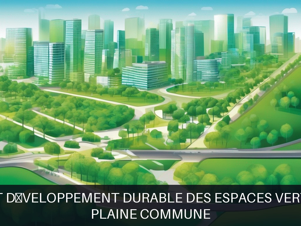 Illustration pour Plaine Commune: Gestion et développement durable des espaces verts urbains