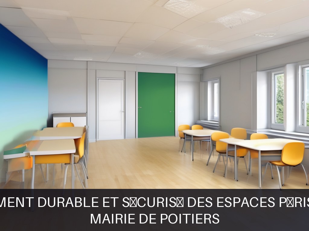 Illustration pour Mairie de Poitiers: Aménagement durable et sécurisé des espaces périscolaires