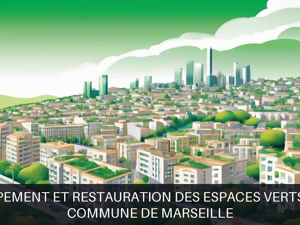 Illustration pour Commune de Marseille: Développement et restauration des espaces verts urbains (Potentiel à Court Terme)
