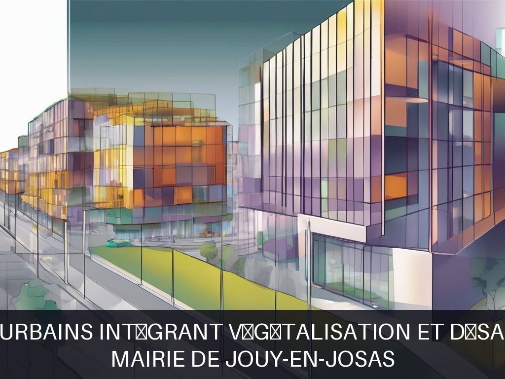 Illustration pour Mairie de Jouy-en-Josas: Aménagements urbains intégrant végétalisation et désartificialisation (Potentiel à Court Terme)