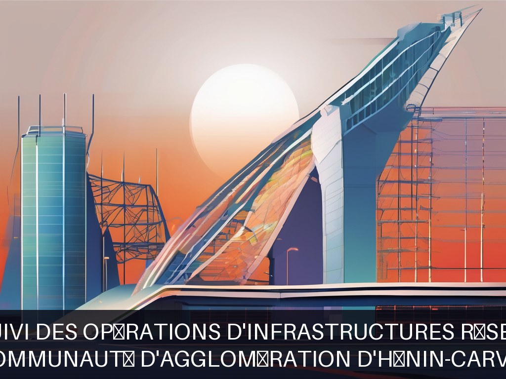 Illustration pour Communauté d'Agglomération d'Hénin-Carvin: Pilotage et suivi des opérations d'infrastructures réseaux et voiries