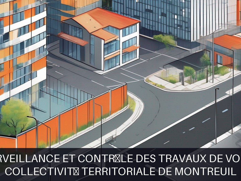 Illustration pour Collectivité territoriale de Montreuil: Surveillance et contrôle des travaux de voirie