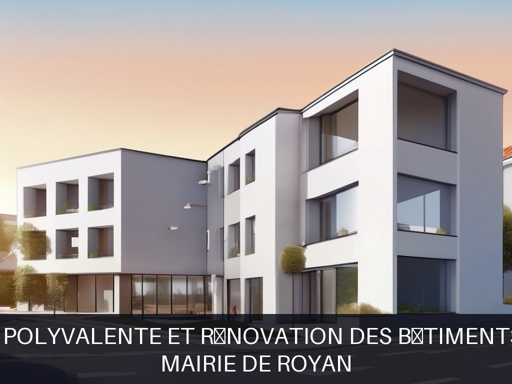 Illustration pour Mairie de Royan: Maintenance polyvalente et rénovation des bâtiments communaux