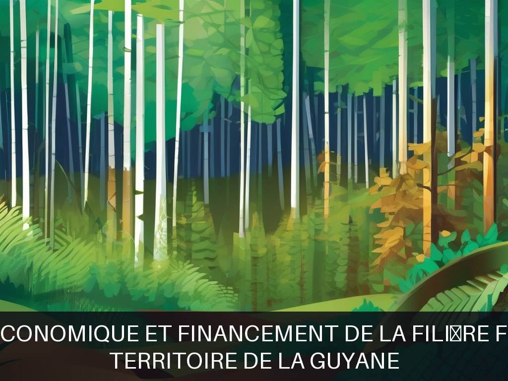 Illustration pour Territoire de la Guyane: Soutien économique et financement de la filière forêt-bois