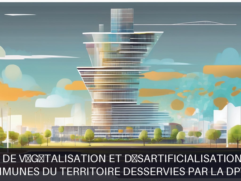 Illustration pour Communes du territoire desservies par la DPVIHE: Solutions intégrées de végétalisation et désartificialisation des espaces publics