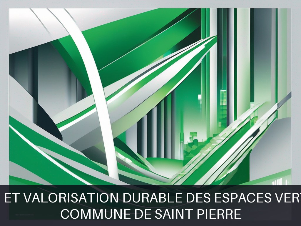 Illustration pour Commune de Saint Pierre: Entretien et valorisation durable des espaces verts publics