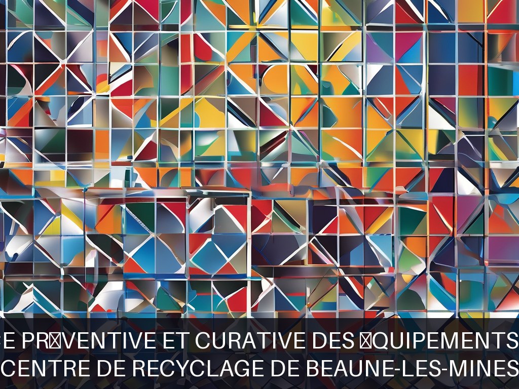 Illustration pour Centre de Recyclage de Beaune-les-Mines: Maintenance préventive et curative des équipements industriels