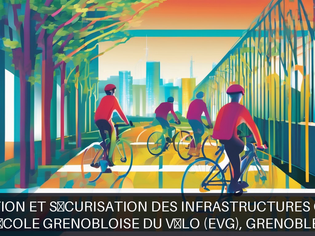 Illustration pour École Grenobloise du Vélo (EVG), Grenoble: Amélioration et sécurisation des infrastructures cyclables (Potentiel à Court Terme)