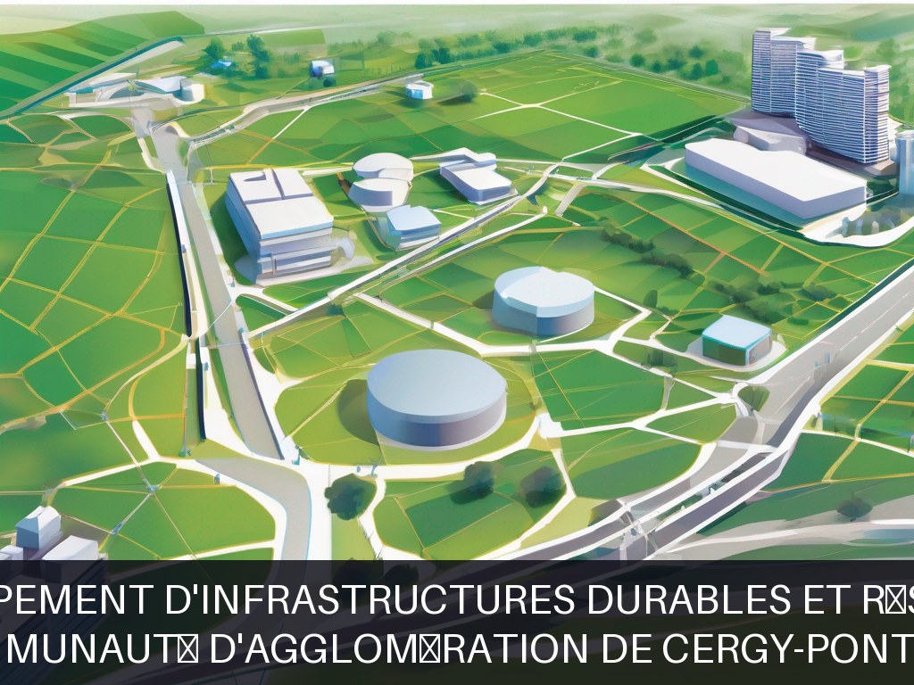 Illustration pour Communauté d'Agglomération de Cergy-Pontoise: Développement d'infrastructures durables et résilientes