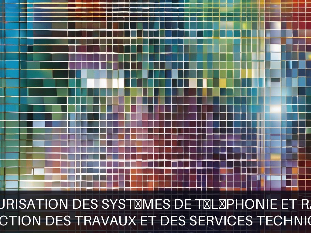 Illustration pour Direction des travaux et des services techniques: Maintenance et sécurisation des systèmes de téléphonie et radiocommunication