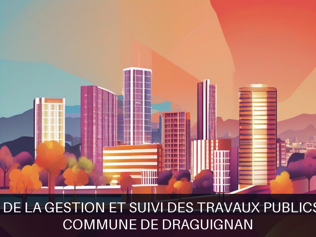 Illustration pour Commune de Draguignan: Optimisation de la gestion et suivi des travaux publics communaux
