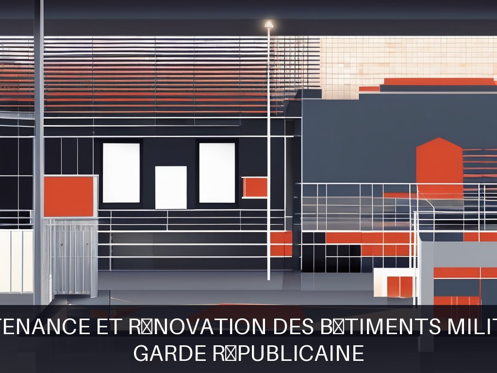 Illustration pour Garde républicaine: Maintenance et rénovation des bâtiments militaires