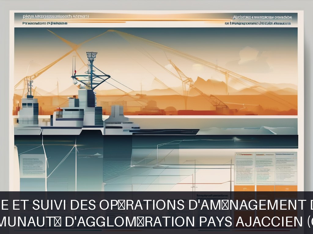 Illustration pour Communauté d'Agglomération Pays Ajaccien (CAPA): Pilotage et suivi des opérations d'aménagement durable
