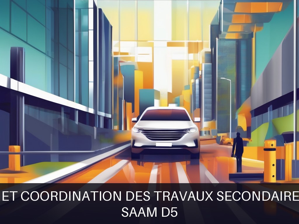 Illustration pour SAAM D5: Pilotage et coordination des travaux secondaires normés