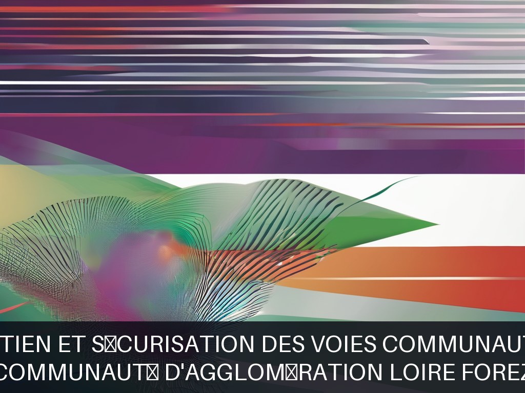 Illustration pour Communauté d'Agglomération Loire Forez: Entretien et sécurisation des voies communautaires