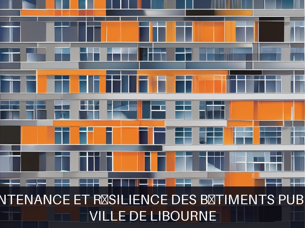 Illustration pour Ville de Libourne: Maintenance et résilience des bâtiments publics