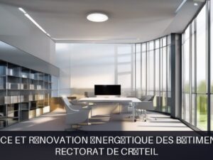 Illustration pour Rectorat de Créteil: Maintenance et rénovation énergétique des bâtiments publics