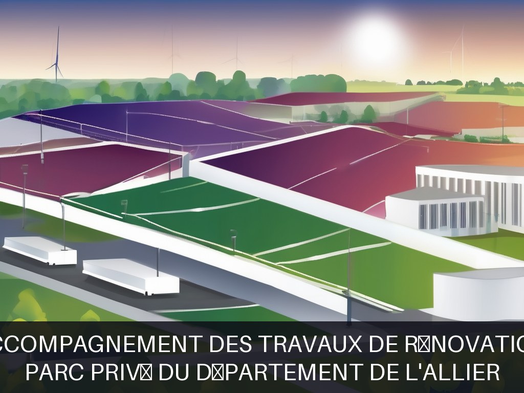 Illustration pour Parc privé du département de l'Allier: Contrôle et accompagnement des travaux de rénovation énergétique