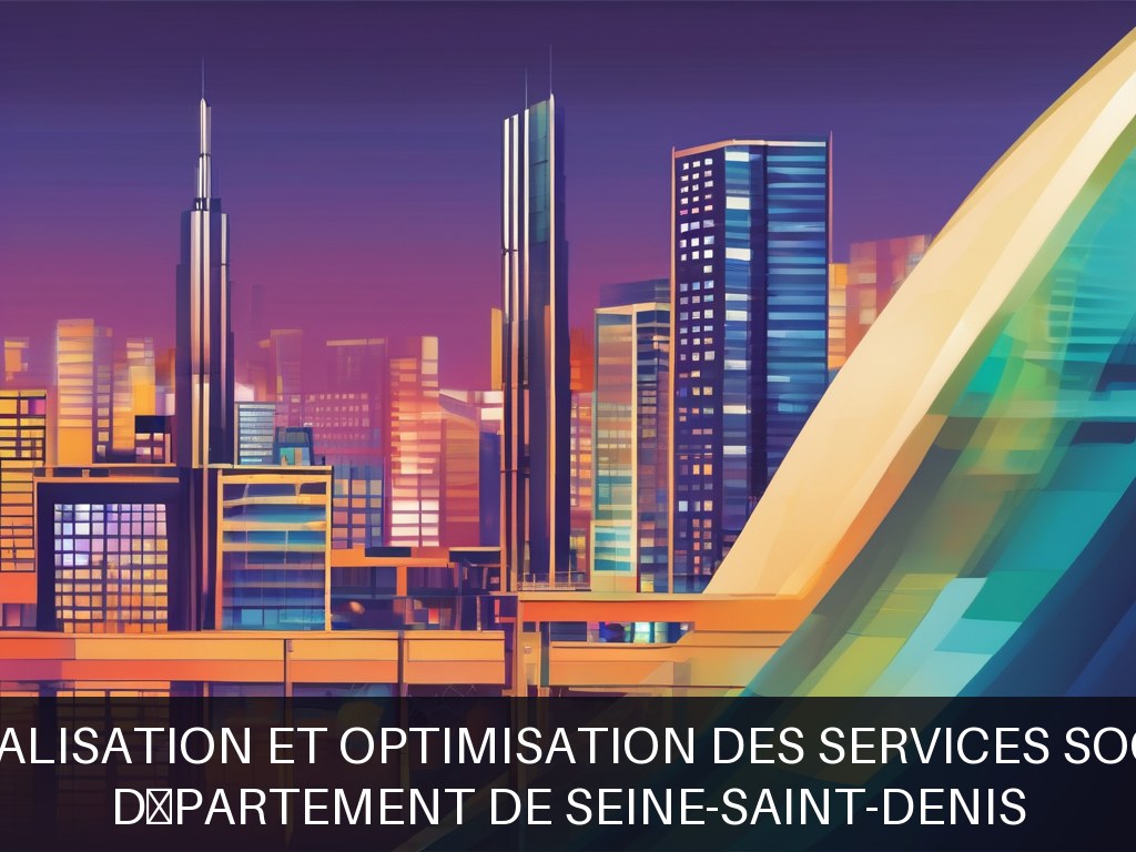 Illustration pour Département de Seine-Saint-Denis: Digitalisation et optimisation des services sociaux