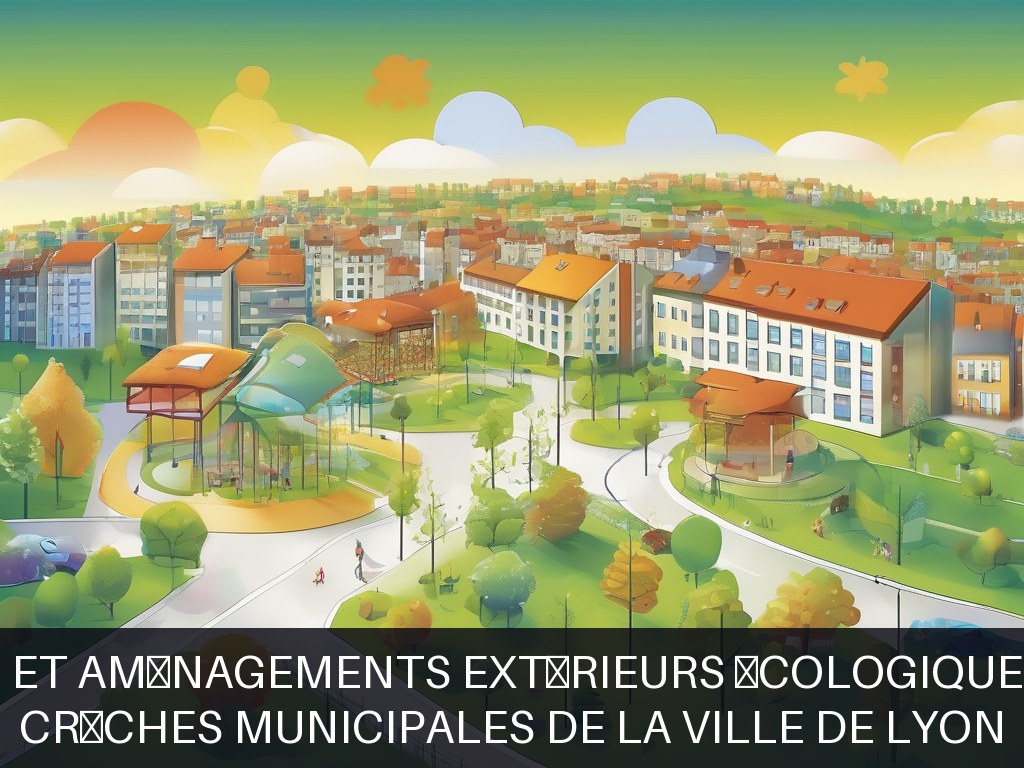 Illustration pour Crèches municipales de la Ville de Lyon: Végétalisation et aménagements extérieurs écologiques pour crèches (Potentiel à Court Terme)