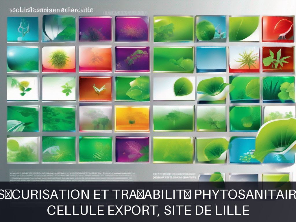 Illustration pour Cellule export, site de Lille: Solutions de sécurisation et traçabilité phytosanitaire pour export