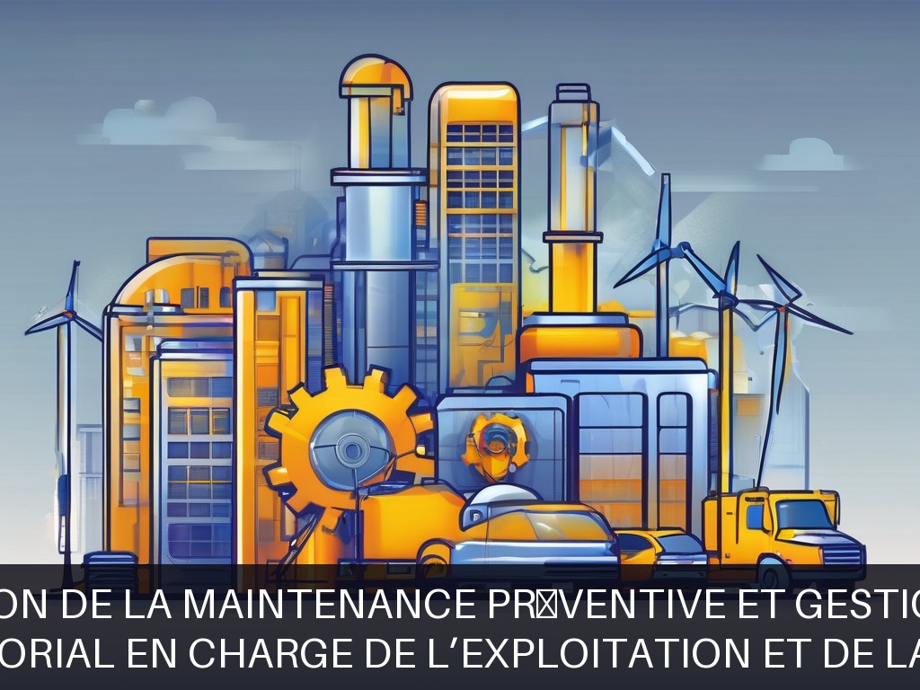 Illustration pour Service territorial en charge de l’exploitation et de la maintenance: Optimisation de la maintenance préventive et gestion assistée (Potentiel à Court