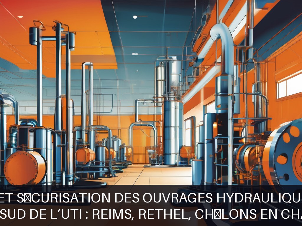 Illustration pour Secteur Sud de l’UTI : Reims, Rethel, Châlons en Champagne: Maintenance et sécurisation des ouvrages hydrauliques industriels
