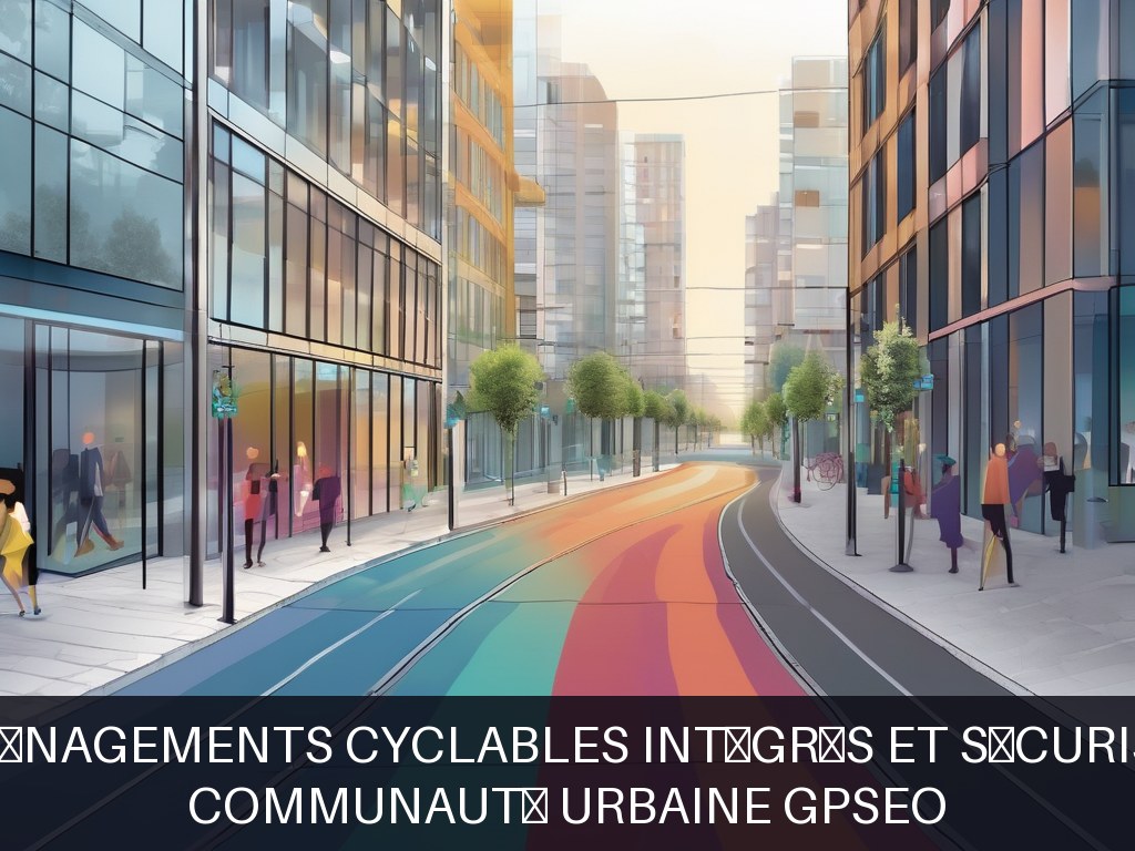 Illustration pour Communauté urbaine GPSEO: Aménagements cyclables intégrés et sécurisés (Potentiel à Court Terme)