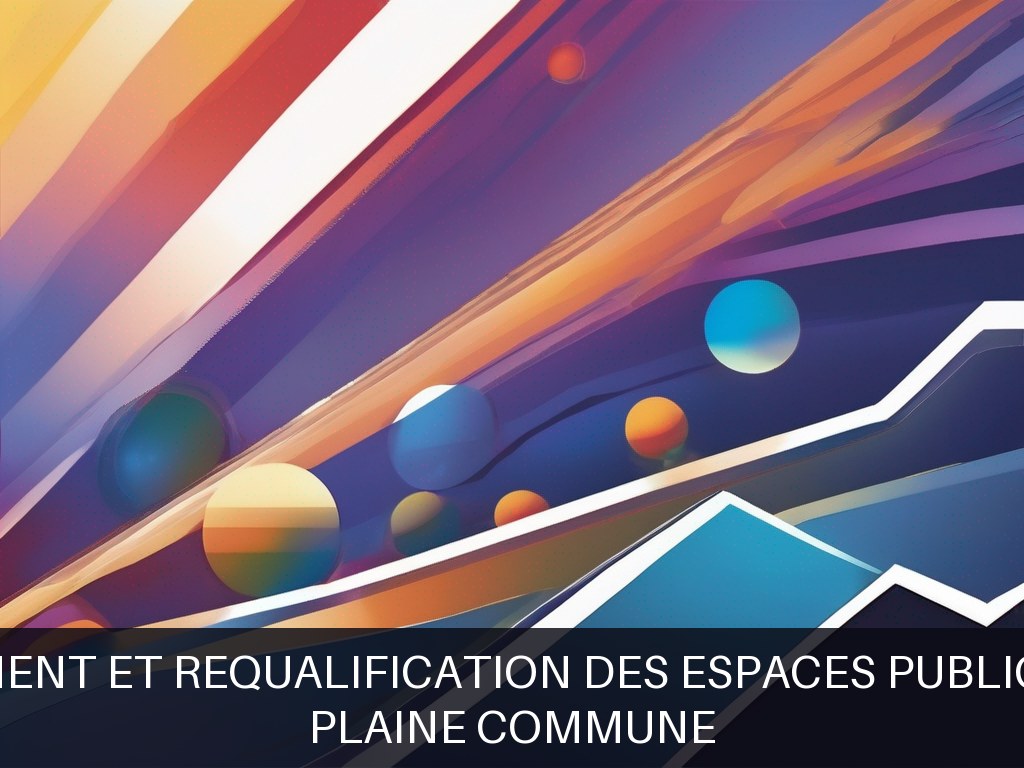 Illustration pour Plaine Commune: Développement et requalification des espaces publics durables