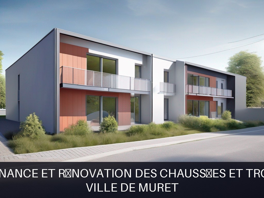 Illustration pour Ville de Muret: Maintenance et rénovation des chaussées et trottoirs