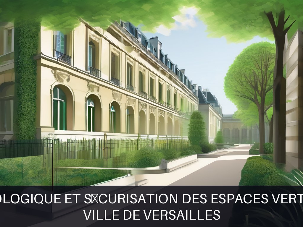Illustration pour Ville de Versailles: Entretien écologique et sécurisation des espaces verts historiques