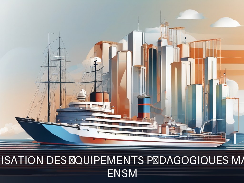 Illustration pour ENSM: Modernisation des équipements pédagogiques maritimes
