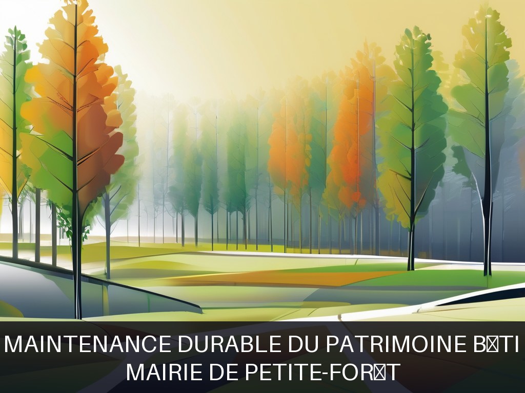 Illustration pour Mairie de Petite-Forêt: Gestion et maintenance durable du patrimoine bâti communal
