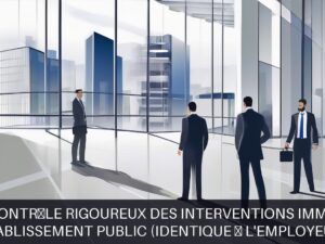Illustration pour Établissement public (identique à l'employeur): Suivi et contrôle rigoureux des interventions immobilières